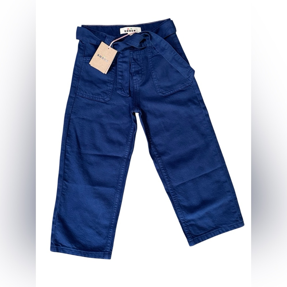 NWT Mini Boden Blue Pants—Size 5Y (110 cm)